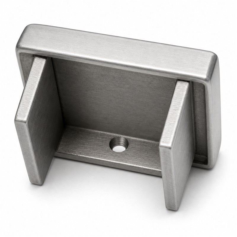 Square Glass Railing End Cap