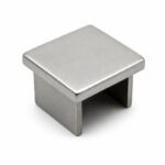 Square Glass Railing End Cap