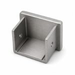 Square Glass Railing End Cap
