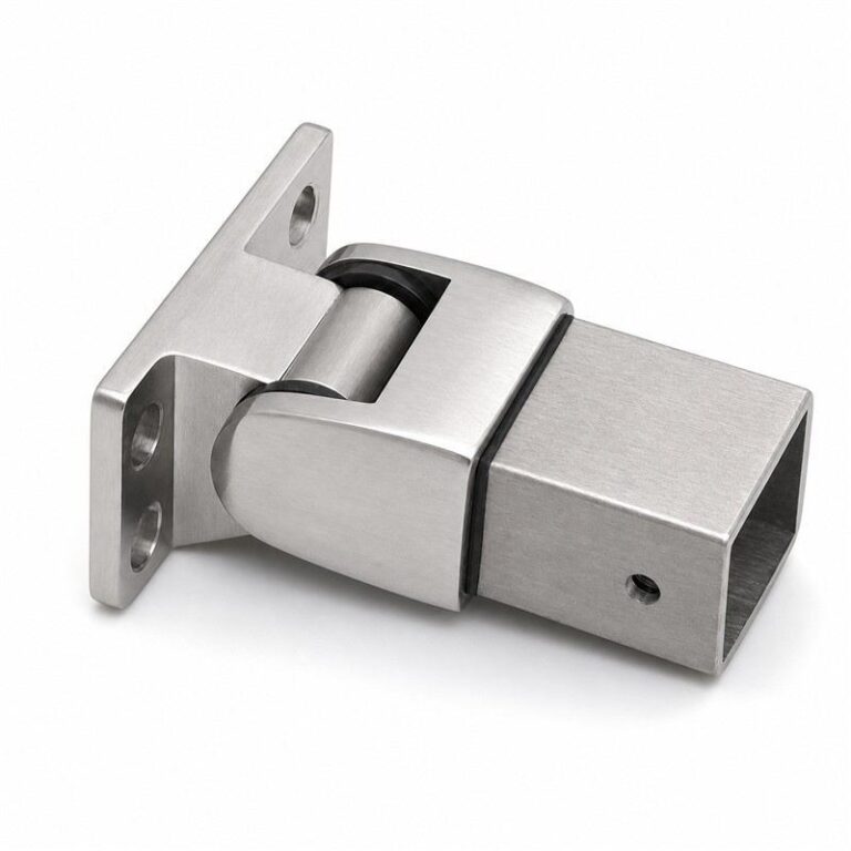 Pivoting Square Handrail Wall Connector