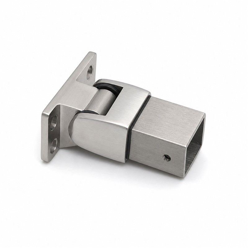 Pivoting Square Handrail Wall Connector