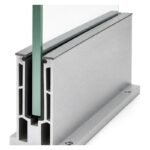 Flanged Top-mount Glass Railing Base Shoe