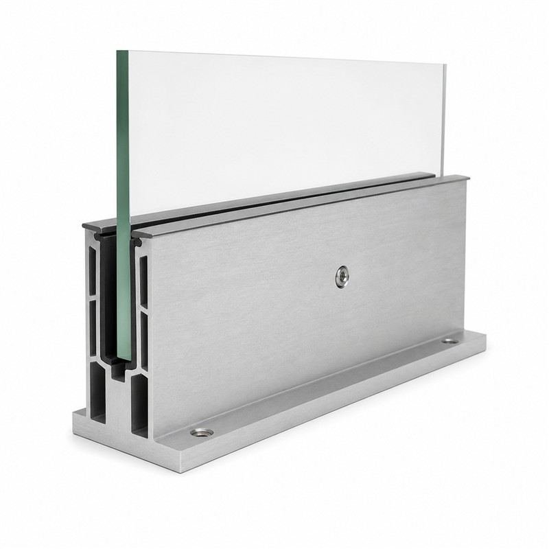 Flanged Top-mount Glass Railing Base Shoe