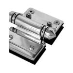Bolt-Plate Glass-to-Glass Pool Gate Hinge