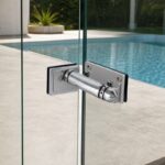 Bolt-Plate Glass-to-Glass Pool Gate Hinge