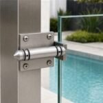 Conical-Cap Wall-Mount Pool Gate Hinge