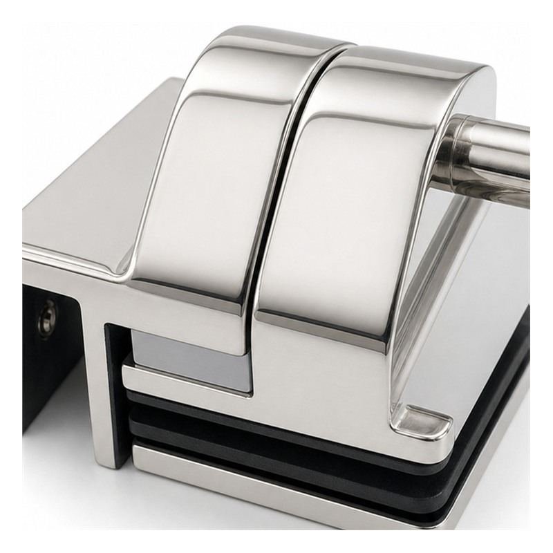 Right-Angle Glass Pool Gate Latch