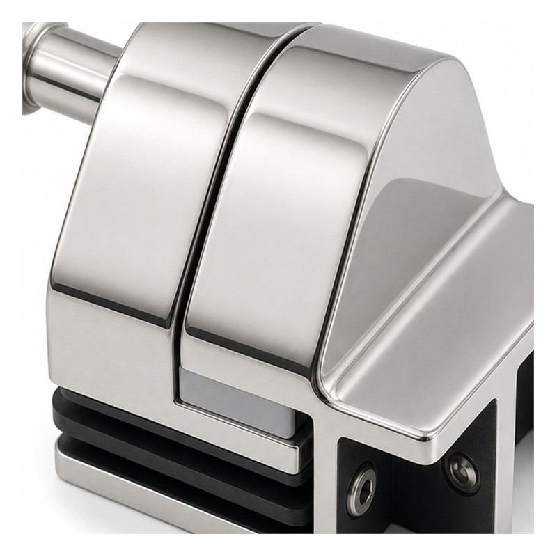Right-Angle Glass Pool Gate Latch