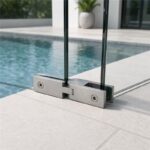 Pivoting Glass Pool Fence Connector