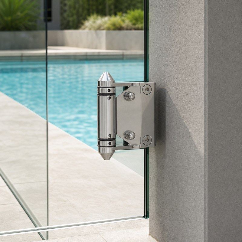 Right-Angle Barrel Pool Gate Hinge