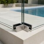 Corner Glass-to-Glass Pool Fence Clamp