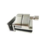 Corner-Bracket Glass Pool Gate Latch