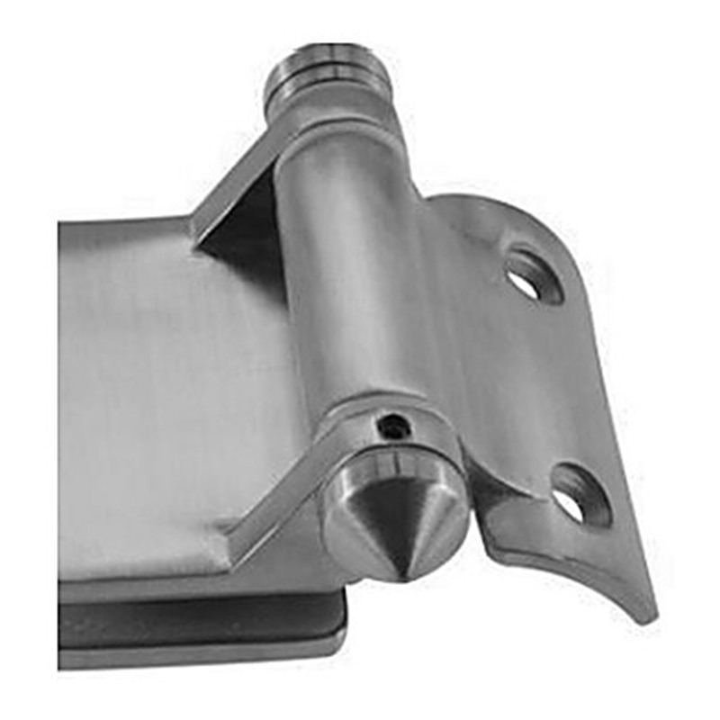 Curved-Leaf Post-to-Glass Pool Gate Hinge