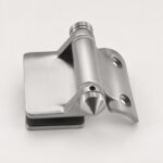 Curved-Leaf Post-to-Glass Pool Gate Hinge