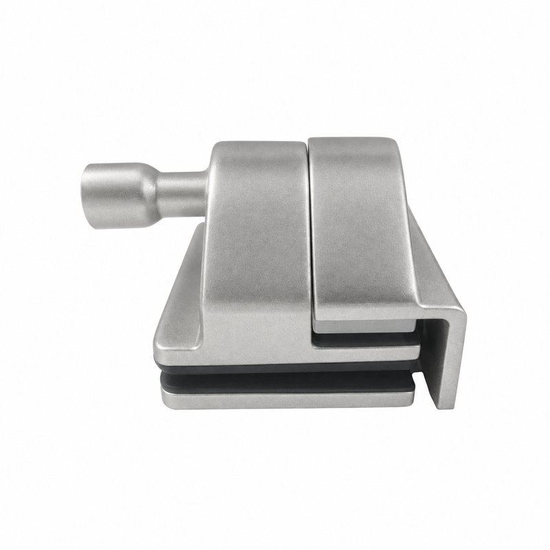 Glass-to-Wall Pool Gate Latch — Matte silver appearance concept