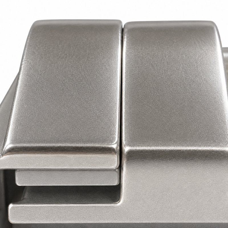 Glass-to-Wall Pool Gate Latch — Matte silver appearance concept