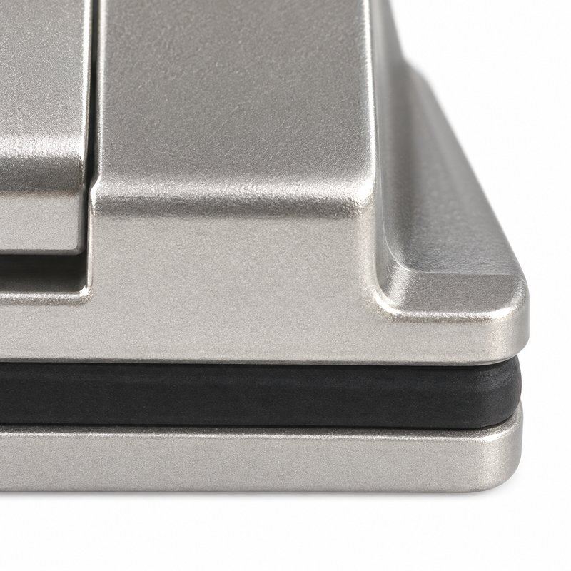 Glass-to-Wall Pool Gate Latch — Matte silver appearance concept