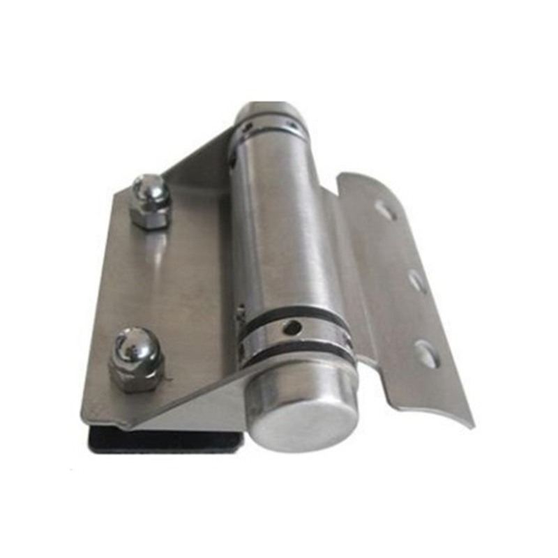 Curved-Leaf Pool Gate Hinge with Exposed Nuts