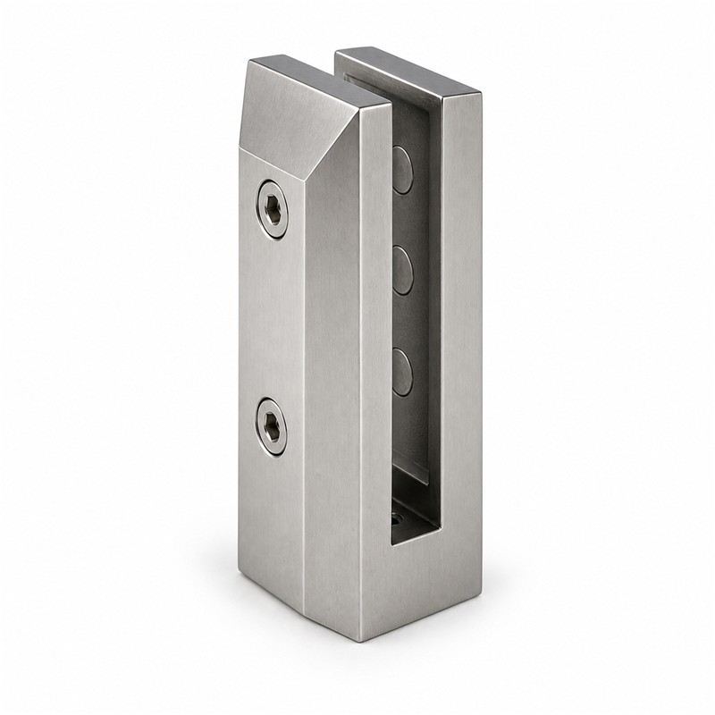 Compact Square Glass Pool Fence Spigot