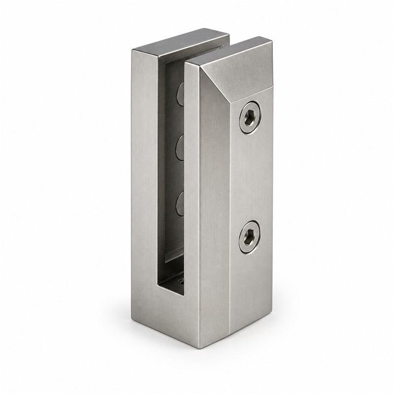 Compact Square Glass Pool Fence Spigot