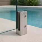 Compact Square Glass Pool Fence Spigot