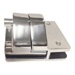 Inline Glass Pool Gate Latch with Metal Housing
