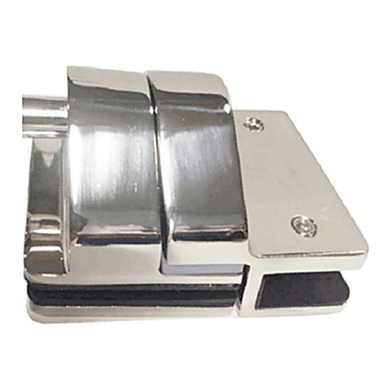 Inline Glass Pool Gate Latch with Metal Housing