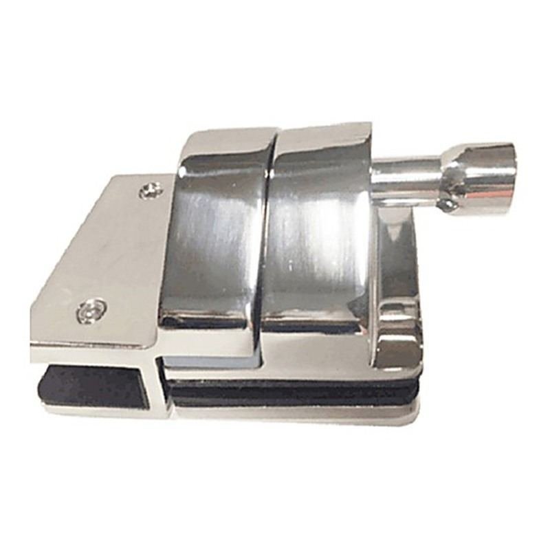 Inline Glass Pool Gate Latch with Metal Housing