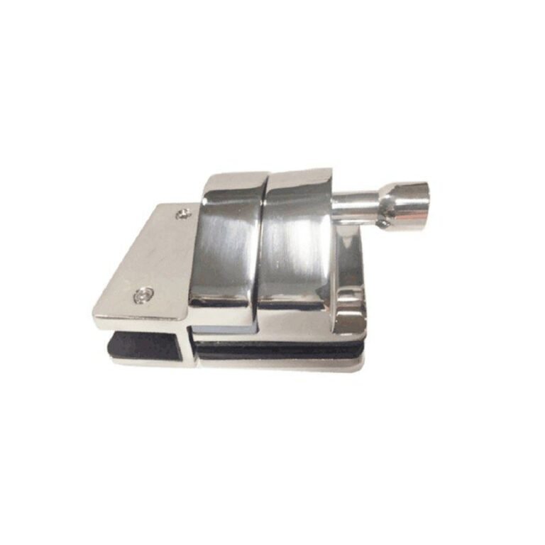 Inline Glass Pool Gate Latch with Metal Housing