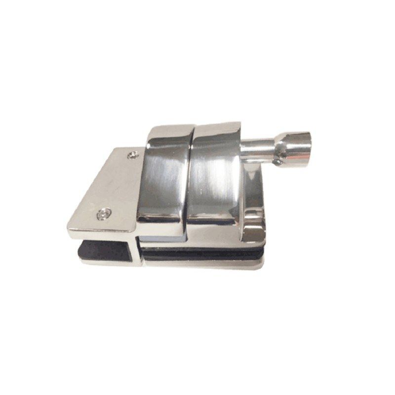 Inline Glass Pool Gate Latch with Metal Housing