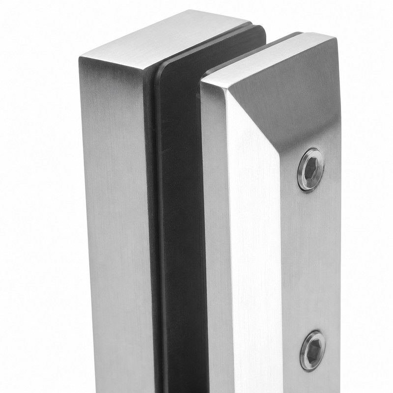 Square Glass Pool Fence Spigot with Side Holes