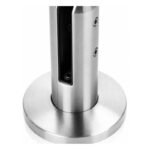 Round Base-Plate Glass Pool Fence Spigot