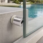 Slotted-Face Glass Pool Fence Standoff