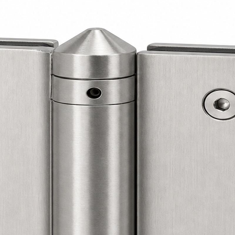 Conical-Pivot Glass-to-Glass Pool Gate Hinge