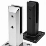 Square Bolt-Down Glass Pool Fence Spigot