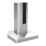 Square Cover-Plate Glass Pool Fence Spigot