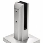 Square Cover-Plate Glass Pool Fence Spigot