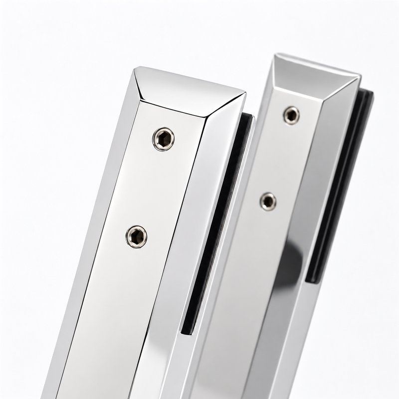 Threaded-Shank Core-Drill Pool Fence Spigot — Polished silver appearance concept