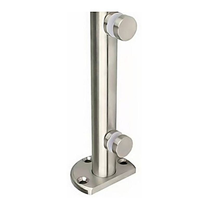 Mini Pool Fence Post with Round Glass Fixings