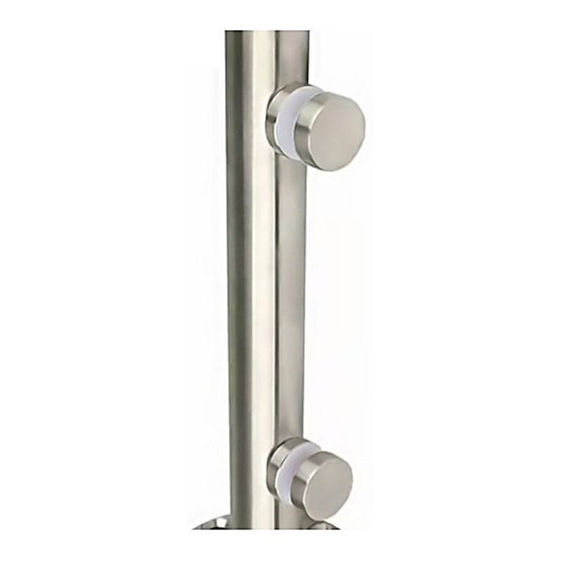Mini Pool Fence Post with Round Glass Fixings