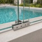 Three-Way Glass Pool Fence Connector