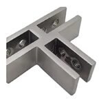 Three-Way Glass Pool Fence Connector