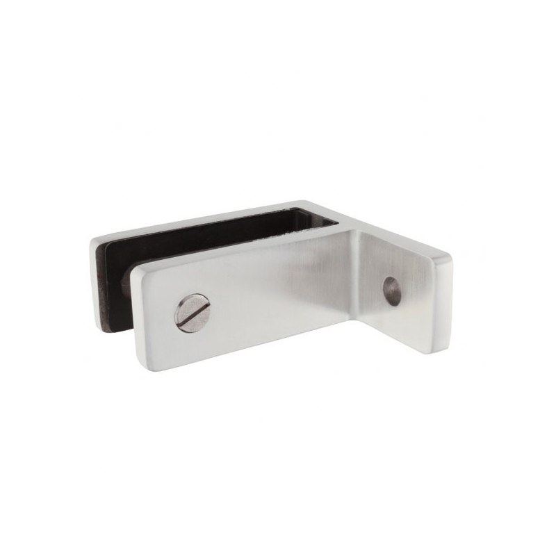 Right-Angle Wall-to-Glass Pool Fence Clamp