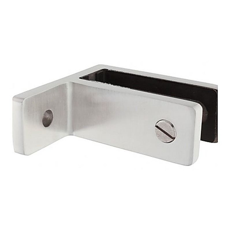 Right-Angle Wall-to-Glass Pool Fence Clamp