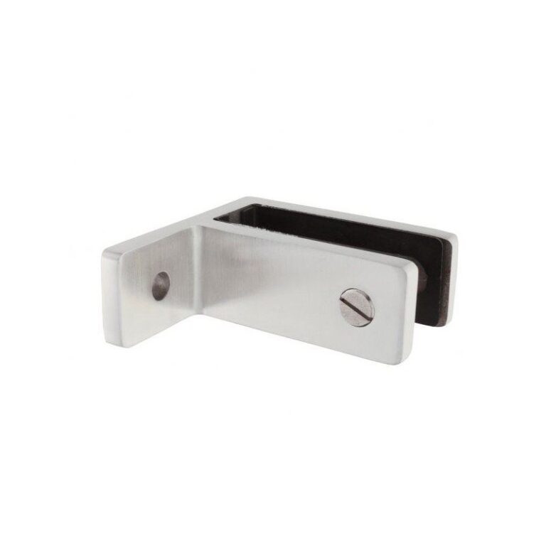 Right-Angle Wall-to-Glass Pool Fence Clamp
