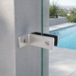 Right-Angle Wall-to-Glass Pool Fence Clamp