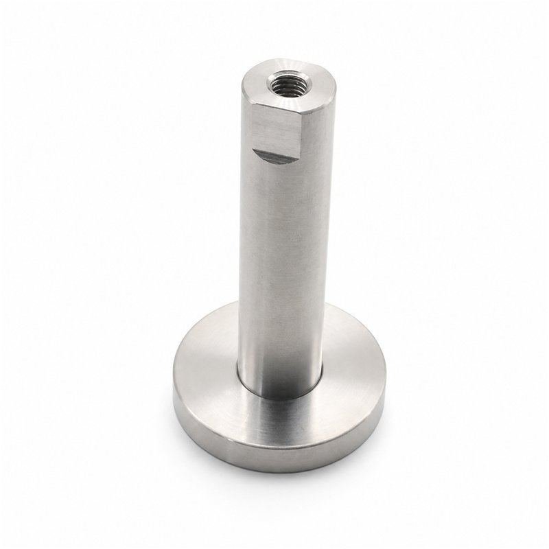Female Threaded Standoff Foot — Silver appearance