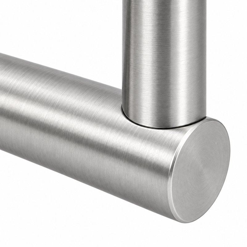 L Shaped Cable Trellis Bracket — Satin silver appearance