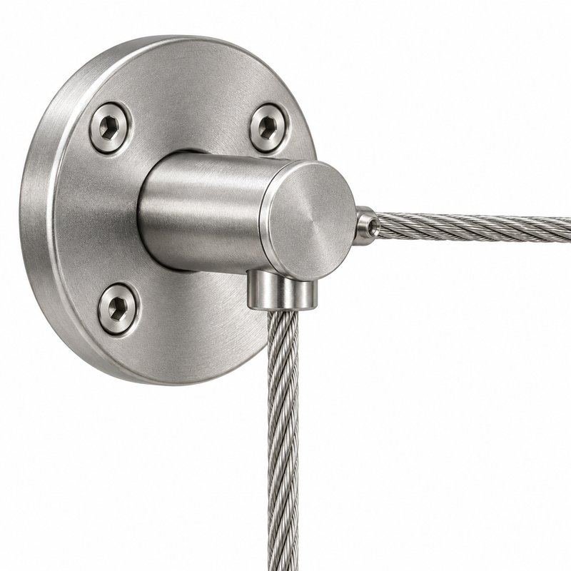 Rectangular Cable Trellis Kit — Matte silver appearance