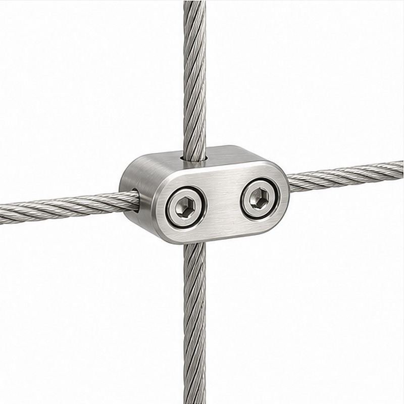 Rectangular Cable Trellis Kit — Silver appearance